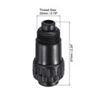 Air Compressor Oil Cap Plugs 20mm Replacement Oil Breather Vent Cap Black