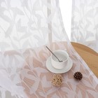 Leyna 2 Panels Sheer White Curtains 63 Inch Length For Bedroom  Soft Lightweight