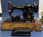 Vintage 1955 Singer Model 99k Ek969562 Sewing Machine W  Case Pedal Scotland A 