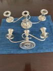 Vintage Twin Gorham Sterling Twisted Candelabras  643