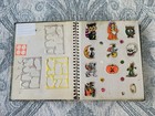 Vintage 80   s Sticker Collection Album Donkey Kong  E t   Mario  Q Bert  Pac Man