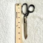 Vintage Compton Scissors Shears 2r7 U-set 7  Made In Usa Black Tailor Dressmaker