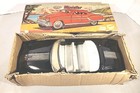 Vtg 1950 s Minister Deluxe Tin Friction Pontiac Chieftain Toy Car Original Box