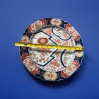 Large 13    Japanese Imari Porcelain Charger Plate Hand Painted Red Blue Gold