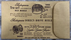 Shakespeare Push-button Wondercast Fishing Reel Advertising Parts Envelope B768