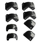 4x Front 4x Rear Black Plastic Guitar Amp Amplifier Cabinet Corner For Marshall