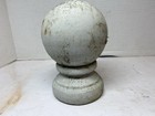 Antique Wood Turned Newel Post Finial Topper Architectural Wood Salvage