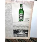 1963 Beefeater Gin And Heineken Vintage Print Ad Original