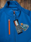 New Antigua Women New York Liberty Full Zip Sz L Wnba Basketball Sports Brooklyn
