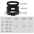Krydex Tactical 2 In Battle Belt Laser Cut Molle Inner Belt Padded Anti-slip Pad