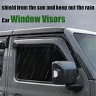 Avs Window Rain Guards Window Visor Compatible With 4 Door 2009-2014 H-onda Fit