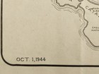 Original October 1944 Pacific Electric Railway So Cal Map Wartime 22  X 17 