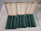3 Vintage Eastman Kodak Co Kodaslide Compartment File Box 2 x 2  Slide Storage