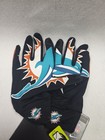 Nike Sphere Stadium Nfl Miami Dolphins Football Gloves Mens Sz L New  Drifit