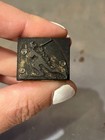 Small Baseball Player Vintage Letterpress Printer s Block