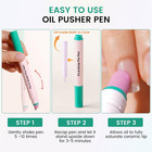 Cuticle Pusher Oil Pen For Nails  3 In 1 Ceramic Cuticle Remover With Oil   45   