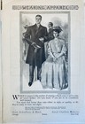 1905 Lot Of 4 Vintage Printed Ads Men s Fashions Outfits Page 8x5  Look