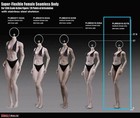 Tbleague S27b 1 6 Seamless Girl Type Figure Body Suntan M Bust Doll    usa   