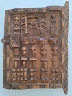 African Wood Sculpture  Dogon Mali Antique Wall Hanging In Carved Wood 