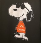 Rare Vintage 1970s Artex Snoopy  joe Casino  Crewneck Sweatshirt