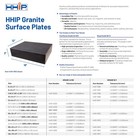 Hhip 12x8x2 Granite Surface Plate Grade B Precision Measuring Tool