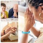 42pcs Jesus Loves You Silicone Bracelets Bulk Colorful Christian Jesus Rubber   