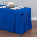 4  6  8 Ft  Fitted Poly Table Skirt For Banquet Table Wedding Event Catering