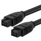 2 Pack Firewire 800 9-pin Male To Male Cable 6ft Ieee1394b Cord For Dv Pc Mac