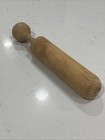 Vintage Antique Wooden Pestle Masher Primitive Wood Mashing Utensil 10-3 4   