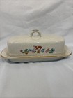 Vintage Heartland Butter Dish International Stoneware Cow Country Farmhouse
