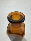 Antique Whitall Tatum Co Glass Apothecary Bottle Pharmacy Medicine Amber Color