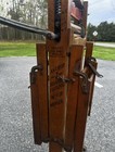 Antique Anchor Brand Folding Laundry Wringer  Washtub Stand