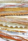 Vintage Fabrics Crafts Silver Golden Copper 36 Inch  Golden Copper