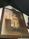 Haunted Estate Spirited  Antique Framed Photo Spooky But Sweet