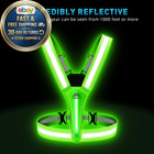 Led Reflective Vest Safety Gear  7 9 X 3 9 X 0 19 Inches   Green