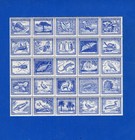Chile - Gay  Mi   362 436  Complete Set  Plate 2 Mh  23 Mnh