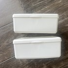Quilted Northern Wipes Refillable Tub Hard Shell Empty Container Set Of 2