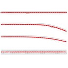 Tailoring Scale Set Of 4     30  White Rulers For Drafting