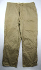Vtg 1940s Us Army Button Fly Khaki Trousers Chino Pants 39 X 30 5 Big Size  Wwii