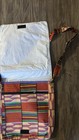 Handmade Dashiki Woven Cotton Multicolor Crossbody Shoulder Bag One Size