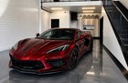 12 x60  Ultra Gloss Pet Metallic Dragon Blood Red Car Vinyl Wrap 1ftx 5ft