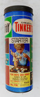 Tinkertoy Can With Some Tinker Toys    2 Fisher Price Toy Trains  as Is 