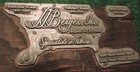 Antique L  L  Berger Fashion Specialists Wood   Metal Printing Block Ink Stamp