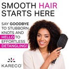 Premium Tangle Buster Brush     Travel Detangling Hair Brush With Non-slip Hand   