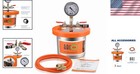 Professional 2 Quart Vacuum Chamber With Reinforced Hose For Resin And Epoxies