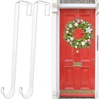 Clear Wreath Hanger Hooks  15 In  2 Pack Non Scratch Over The Door Hooks  Fall 