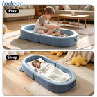 Cute Foldable Toddler Travel Bed Portable Soft Foam Floor Bed For Kids W 