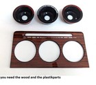 Heater Panel   Sockets For Mercedes W123 Real Zebrano Wood Wood Wood New  13