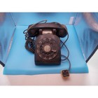 Vintage Black Rotary Dial Telephone Antique Mid-century Desk Phone Prop