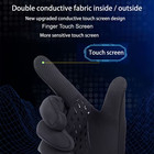 1 Pair Winter Windproof Waterproof Touch Screen Warm Gloves  For Outdoor   